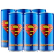 Superman Energy Drink 250 ml Apple Pack of 6