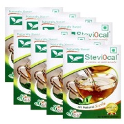 Stevi0cal Momocarton All Natural Stevia, 50 Sachets Pack of 8