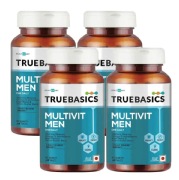 TrueBasics Multivit Men 30 tablet s Unflavoured Pack Of 4