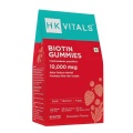 HK Vitals Biotin (10000 mcg) by  HealthKart,  60 gummies  Strawberry 