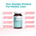 3 - HK Vitals Omega -3 & Multivitamin by HealthKart,  Unflavoured  2 Piece(s)/Pack