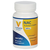 The Vitamin Shoppe NAC N-Acetyl-L-Cysteine (600 mg),  50 veggie capsule(s) 