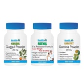 Healthvit Fat Reducing & Weight Management Kit,  180 capsules  Unflavoured 