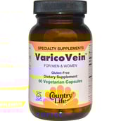 Country Life Varico Vein,  60 veggie capsule(s) 
