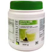 Amway Protein Powder with Green Tea, 1.1 lb Unflavoured