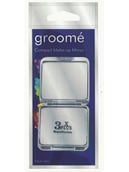 VLCC  Compact Make-up Mirror 'Chrome Finish' Case Plain/Magnifying