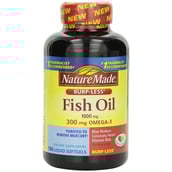 Nature Made Burp-less Fish Oil (1000mg),  150 softgels 