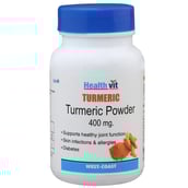 Healthvit Turmeric powder (400mg), 60 capsules