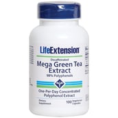 Life Extension Mega Green Tea Extract, 100 veggie capsule(s) Green Tea