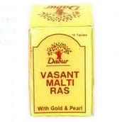 Dabur Vasant Malti Ras with Gold & Pearls,  25 tablet(s) 