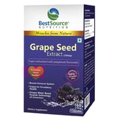 BestSource Nutrition Grape Seed Extract (250mg),  60 veggie capsule(s) 