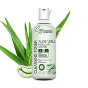 2 - CGG Cosmetics Aloe Vera Micellar Water Cleansing Toner,  300 ml  Normal to Dry/Sensitive Skin 