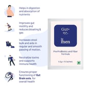 3 - ForMen Gut+ Pre-ProBiotics Fiber Formula,  10 sachets/pack  Unflavoured 