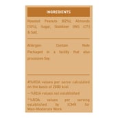 6 - MuscleBlaze Peanut Butter with Almond Chunks, 0.340 kg Unflavoured