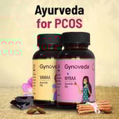 2 - Gynoveda PCOS - Vamaa & Myraa Ayurvedic Pills - Pack of 2,  120 tablet(s) 