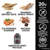 4 - Bagrrys Protein Muesli with Whey Protein, Almonds & Oats,  500 g  Chocolate 