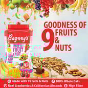 3 - Bagrrys Crunchy Muesli Fruit & Nut with Cranberries,  1 kg  Unflavoured 
