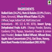 8 - Bagrrys Crunchy Muesli Fruit & Nut with Cranberries,  1 kg  Unflavoured 