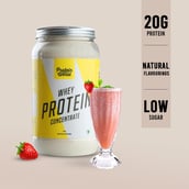 4 - Protein World Whey Protein Concentrate,  2.2 lb  Strawberry Milkshake 