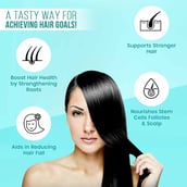 6 - Big Muscles Hair Vitamins with DHT Blocker & Omega-3,  160 g  Mango 