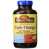 Nature Made Triple Omega 3-6-9,  180 softgels 