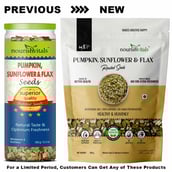 3 - NourishVitals Roasted Seeds,  Pumpkin, Sunflower & Flax  0.150 kg 