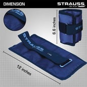 4 - Strauss Ankle Weight (Pair),  Blue  1 kg 