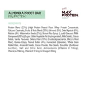 ingredients - RiteBite Max Protein Daily Bar (10g Protein),  6 bar(s)  Almond Apricot 