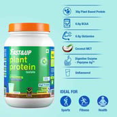 3 - Fast & Up Plant Protein Isolate,  Unflavoured  2.77 lb 