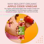 5 - Boldfit Organic Apple Cider Vinegar with Vinegar Mother,  0.5 L  Unflavoured 