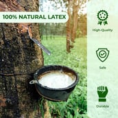 6 - Boldfit Resistance Tube with Foam Handles, Green Free Size