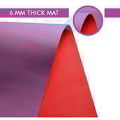 3 - Boldfit Pro Grip Yoga Mat,  Red & Purple  6 mm 