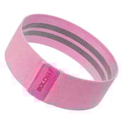 5 - Boldfit Fabric Resistance Band,  Pink  Free Size (Medium Resistance) 