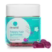 1 - Nyumi Happy Hair,  50 gummies  Lush Strawberry 
