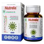 Patanjali Nutrela Vitamin D-2K,  60 chewable tablet(s) 