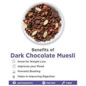 7 - True Elements Dark Chocolate Muesli, 400 g Nuts & Berries