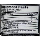 supplement - MuscleTech Platinum CLA (800 mg), 90 softgels