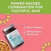 3 - HealthKart HK Vitals Vitamin E with Evening Primrose Oil,  60 capsules