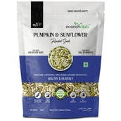 2 - NourishVitals Roasted Pumpkin & Sunflower Seeds,  Natural (Pack of 2)  0.200 kg 