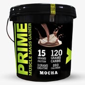 Big Flex Prime Muscle Mass Gainer,  13.2 lb  Mocha 