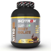 1 - Scitron Super Whey Isolate,  4.4 lb  Double Rich Chocolate 