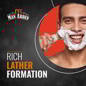 3 - Man Arden Premium Shaving Brush,  1 Piece(s)/Pack  With Ultra Soft & Absorbent Bristles (Royal White) 