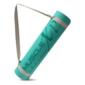1 - MuscleXP EVA Yoga Mat with Carrying Strap,  Sea Green  6 mm 