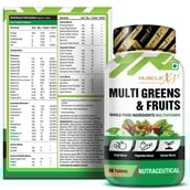 8 - MuscleXP Multi Greens & Fruits,  60 tablet(s)  Unflavoured 