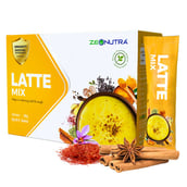 6 - Zeon Zeotum Latte,  Curcumin and Kesar  30 sachets/pack 