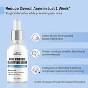 2 - Azani Active Care Acne Control Clarifying Serum,  30 ml  Salicylic Acid 2% & Glycolic Acid 1% (Pack of 2) 