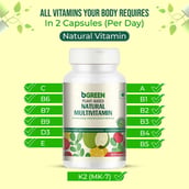 2 - bGREEN Plant Based Natural Multivitamins by MuscleBlaze, 60 capsules Unflavoured