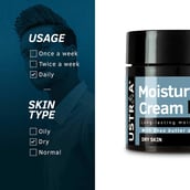 6 - Ustraa Moisturising Cream,  100 g  for Dry Skin 