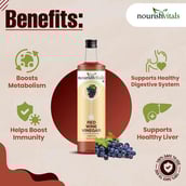 5 - NourishVitals Red Wine Vinegar,  0.500 L  Unflavoured 
