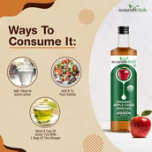 1 - NourishVitals Organic Apple Cider Vinegar with The Mother,  0.5 L  Unflavoured 